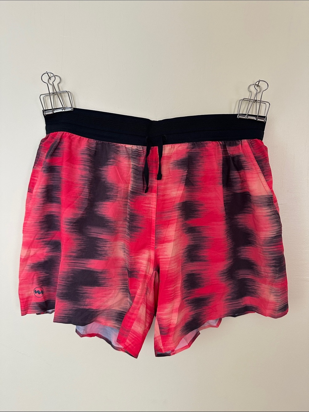Janji Men’s Running Shorts - Pink & Black Print